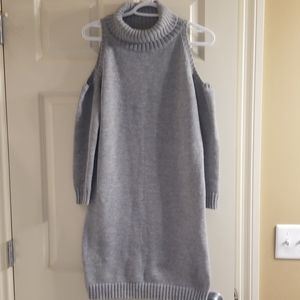 Turtleneck sweater dress